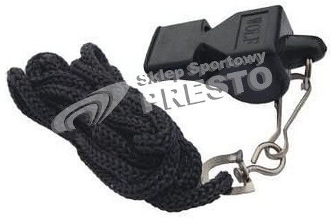 Meteor Gwizdek plastikowy Wolf Meteor czarny (38500)