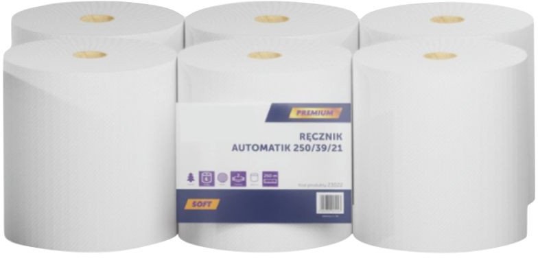 Luna Home & Professional Automatic - Ręcznik papierowy, 2-warstwowy, celuloza - 6 rolek