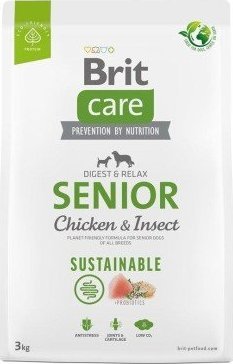 Brit Brit Care Dog Sustainable Senior Chicken Insect 3kg