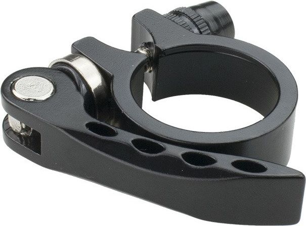2K Obejma siodła aluminiowa 31,8mm z zaciskiem czarna uniwersalny