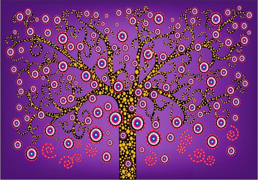 DecoNest Fototapeta - Magiczne drzewo - 100X70