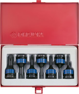 King Tony KOMPLET NASADEK UDAROWYCH 1/2 7SZTUK T25-T60 (1 KPL)