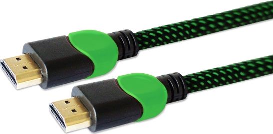 Kabel Savio HDMI - HDMI 1.8m zielony (GCL-03)