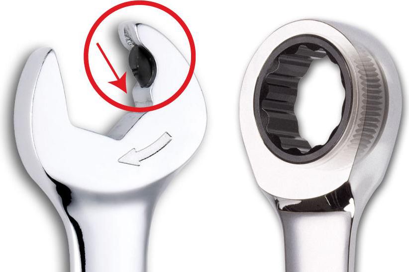 SATA Klucz płasko-oczkowy z grzechotką 17mm (S43613)