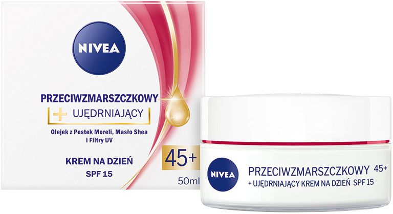 Nivea Przeciwzmarszczkowy krem ujędrniający 45+ na dzień 50ml