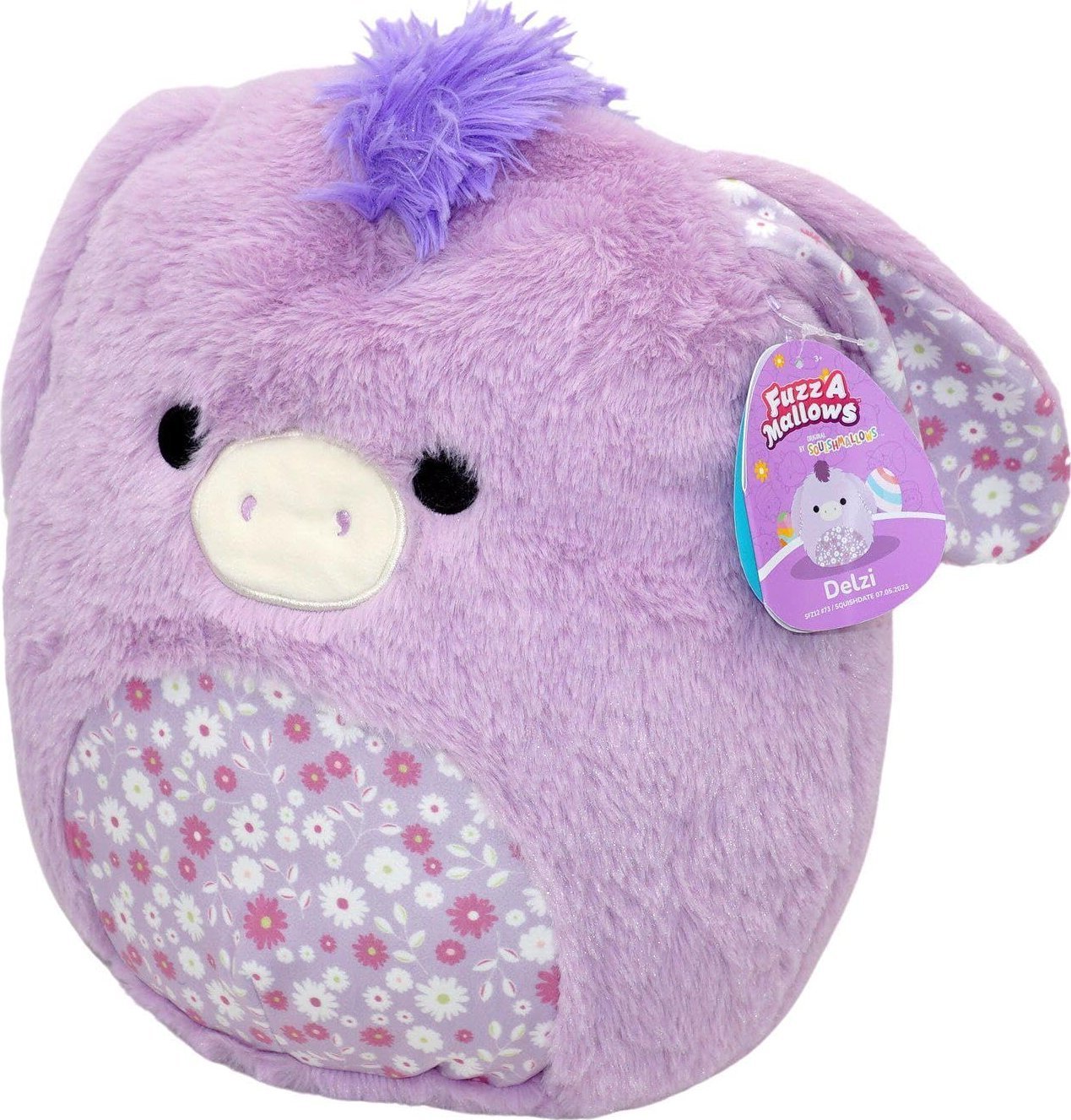 Squishmallows Squishmallows - 30 cm P18 Fuzz A Mallows Plush - Delzi Donkey (1885503)