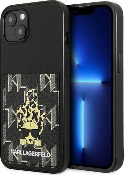 Karl Lagerfeld KLHCP13MCANCNK iPhone 13 6,1" hardcase czarny/black Karlimals Cardslot