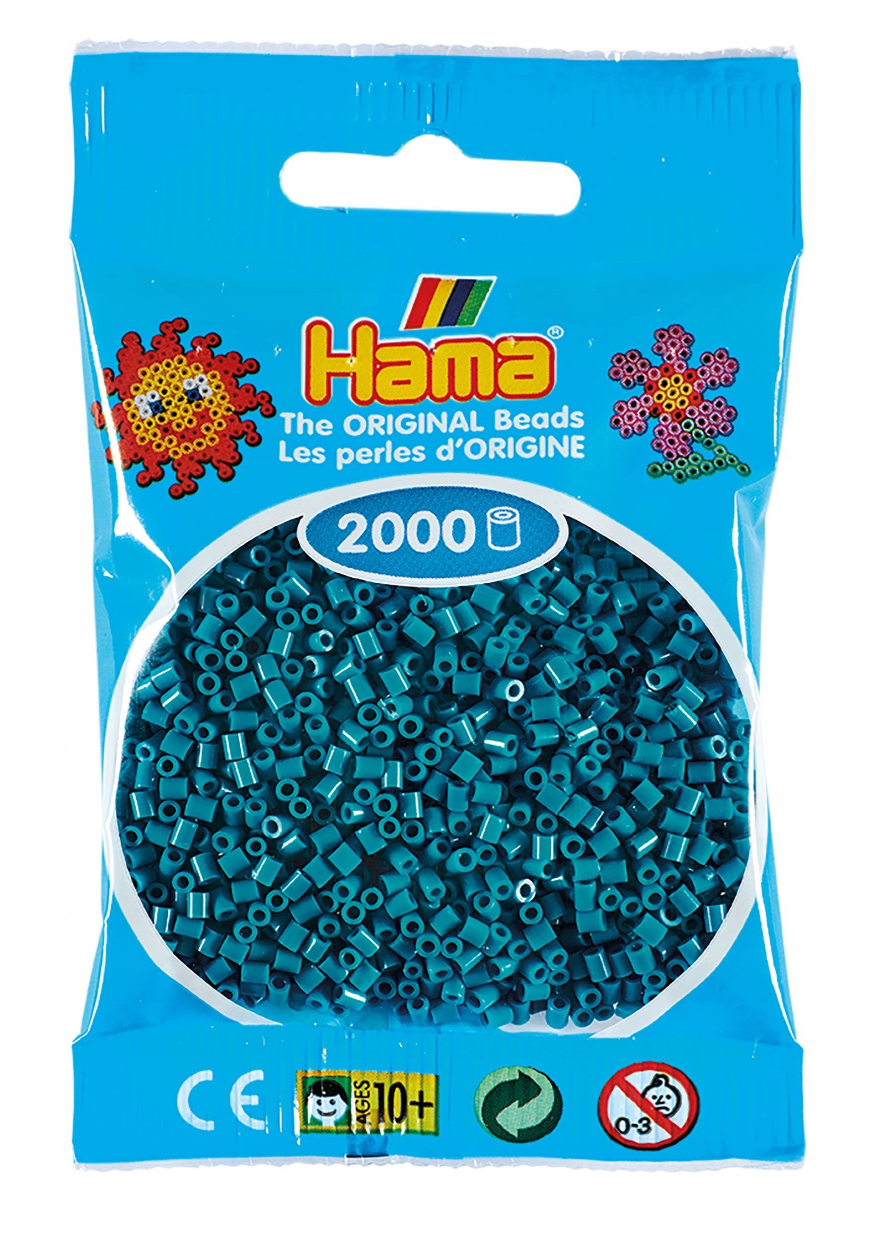 Hama mini beads 2000 pcs. petrol