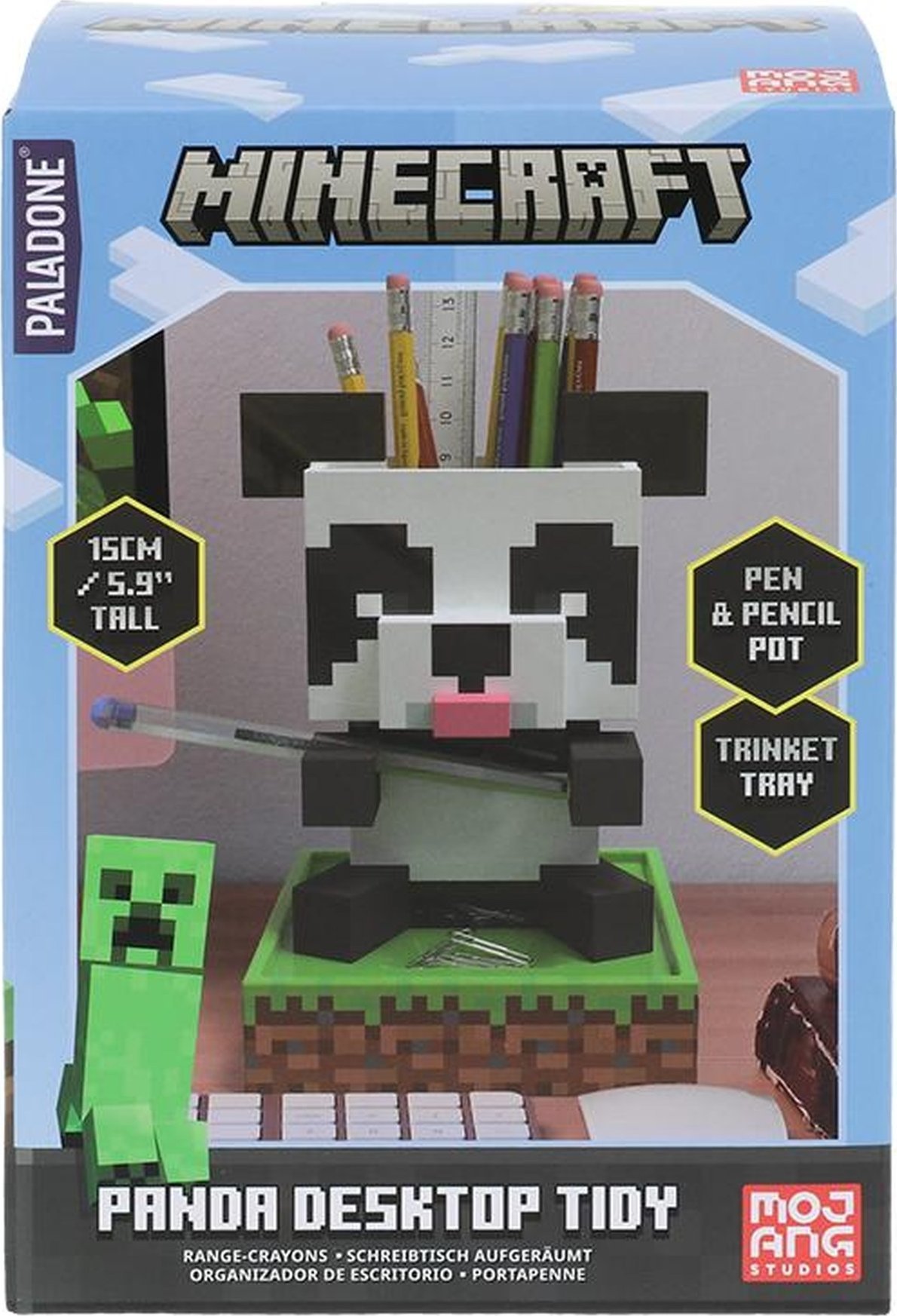 Paladone PALADONE Minecraft Panda Przybornik na biurko (wysokość: 15 cm)