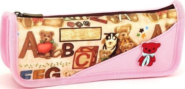 Piórnik tuba mała Misie litery