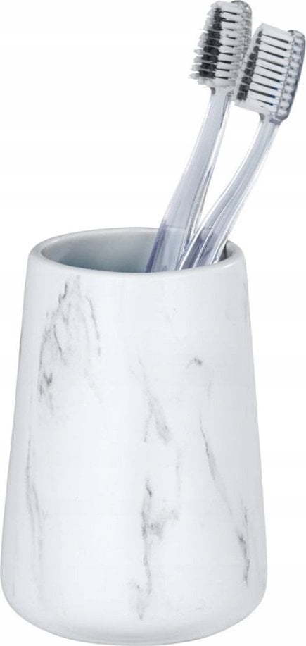 Wenko Kubek na szczoteczki ADRADA, kolor biały, Wenko