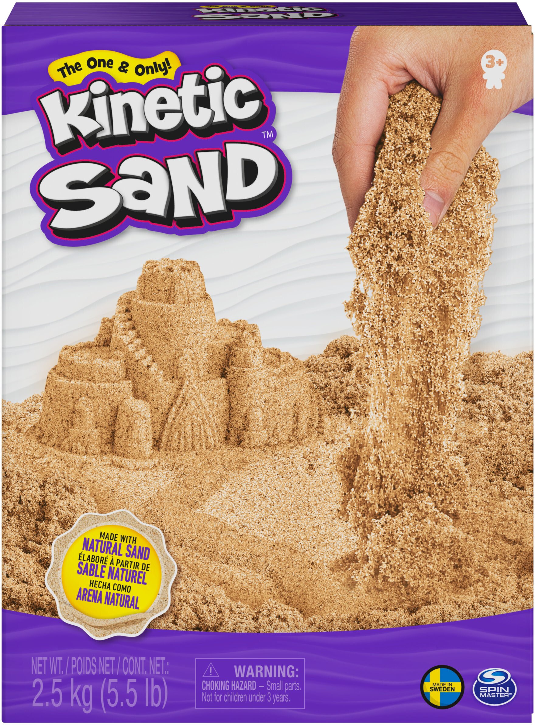 Kinetic Sand KNS RFL 2nHfl kg Brown Sand Box GML