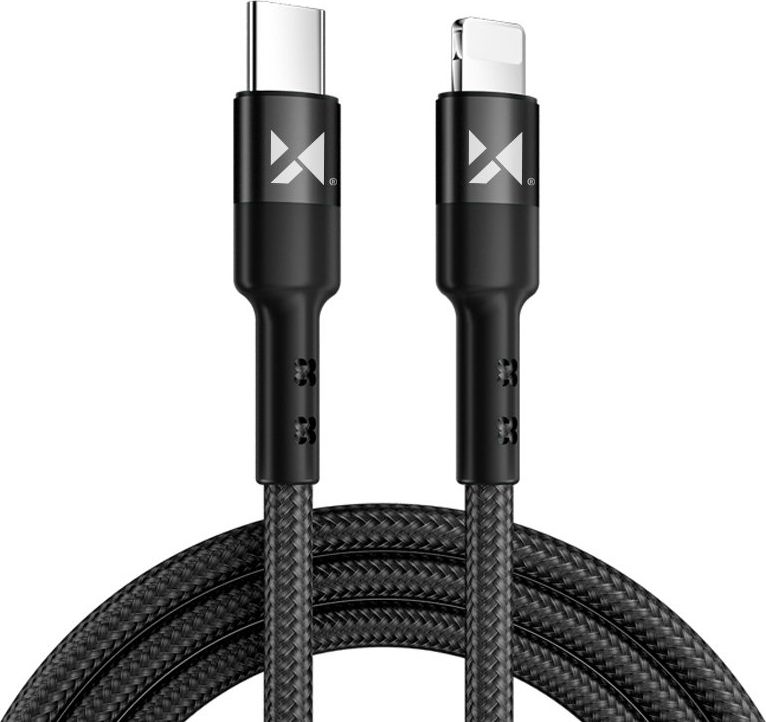 Kabel USB Wozinsky USB-C - Lightning 2 m Czarny (5907769301216)