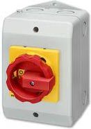 Siemens Łącznik krzywkowy 0-1 3P 32A w obudowie żółto/czerwony IP65 (3LD2264-0TB53)