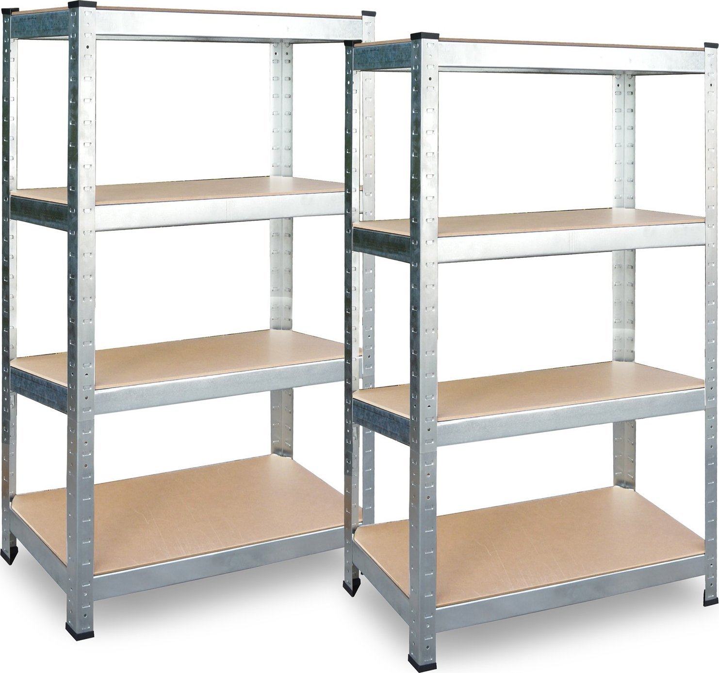 Plonos Regał metalowy magazynowy zestaw 2 szt 174 x 80 x 40 cm Plonos PL-701