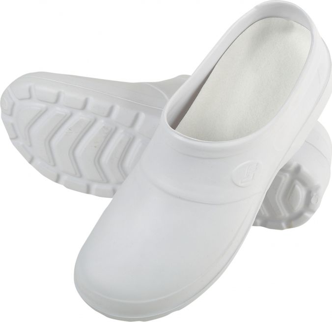 Chodaki Typu Clogs Białe Amaro rozmiar 40 (F3080140)