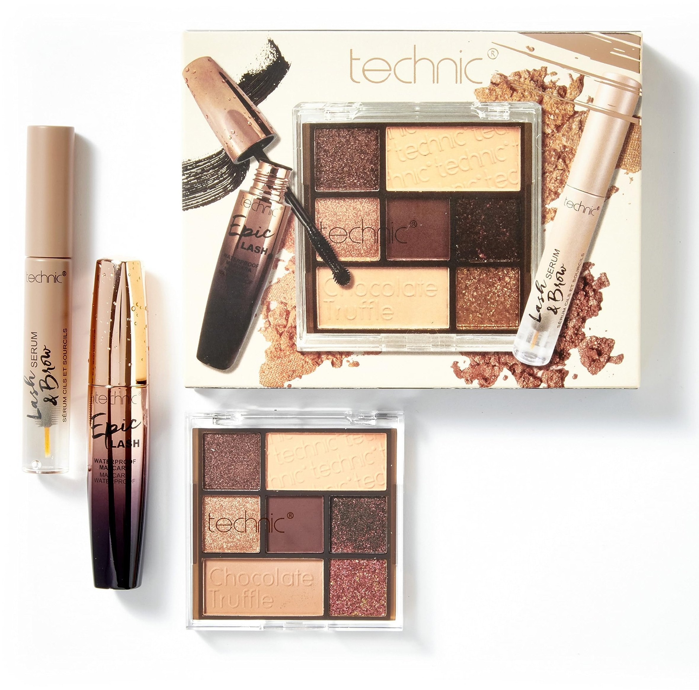 Akių makiažo rinkinys Technic Chocolate Truffle