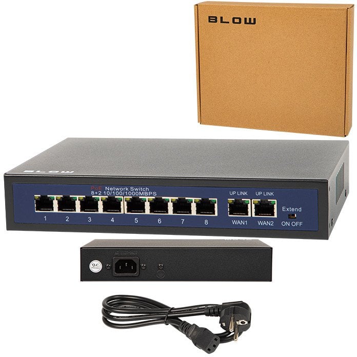77-936# Switch blow 8xpoe 100mb 100w bl-sw10-8p 2uplink"