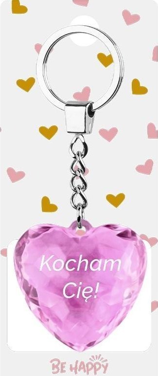 Berlok prezentowy z napisem Kocham Cię!