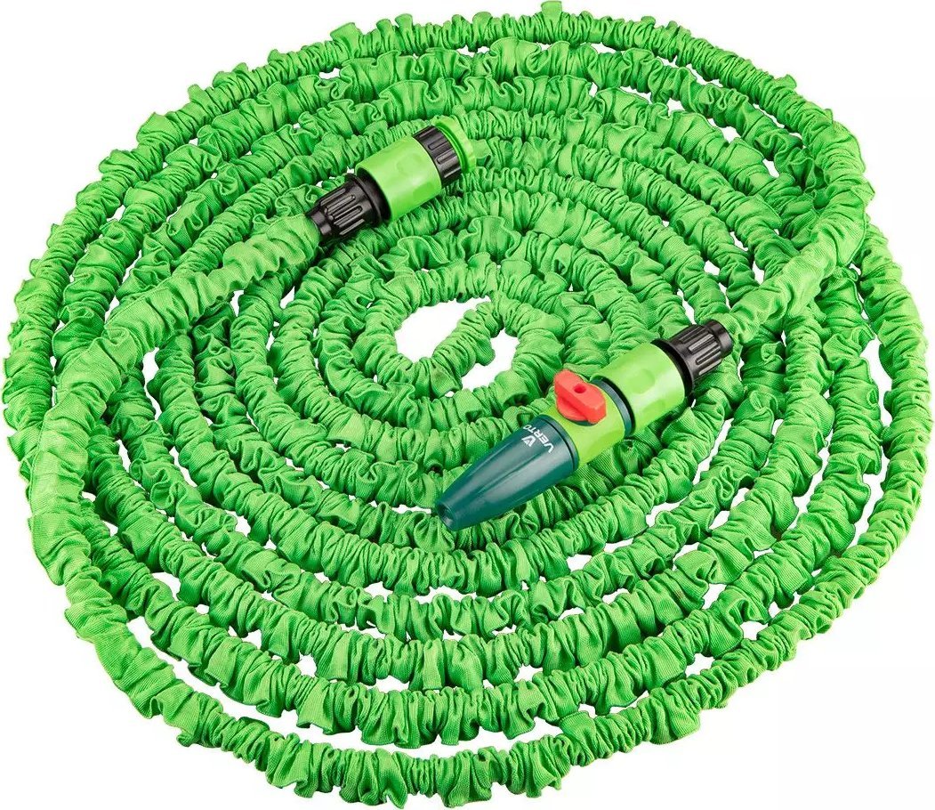 Verto Zestaw wąż rozciągliwy 7.5m - 22.5m 15G890