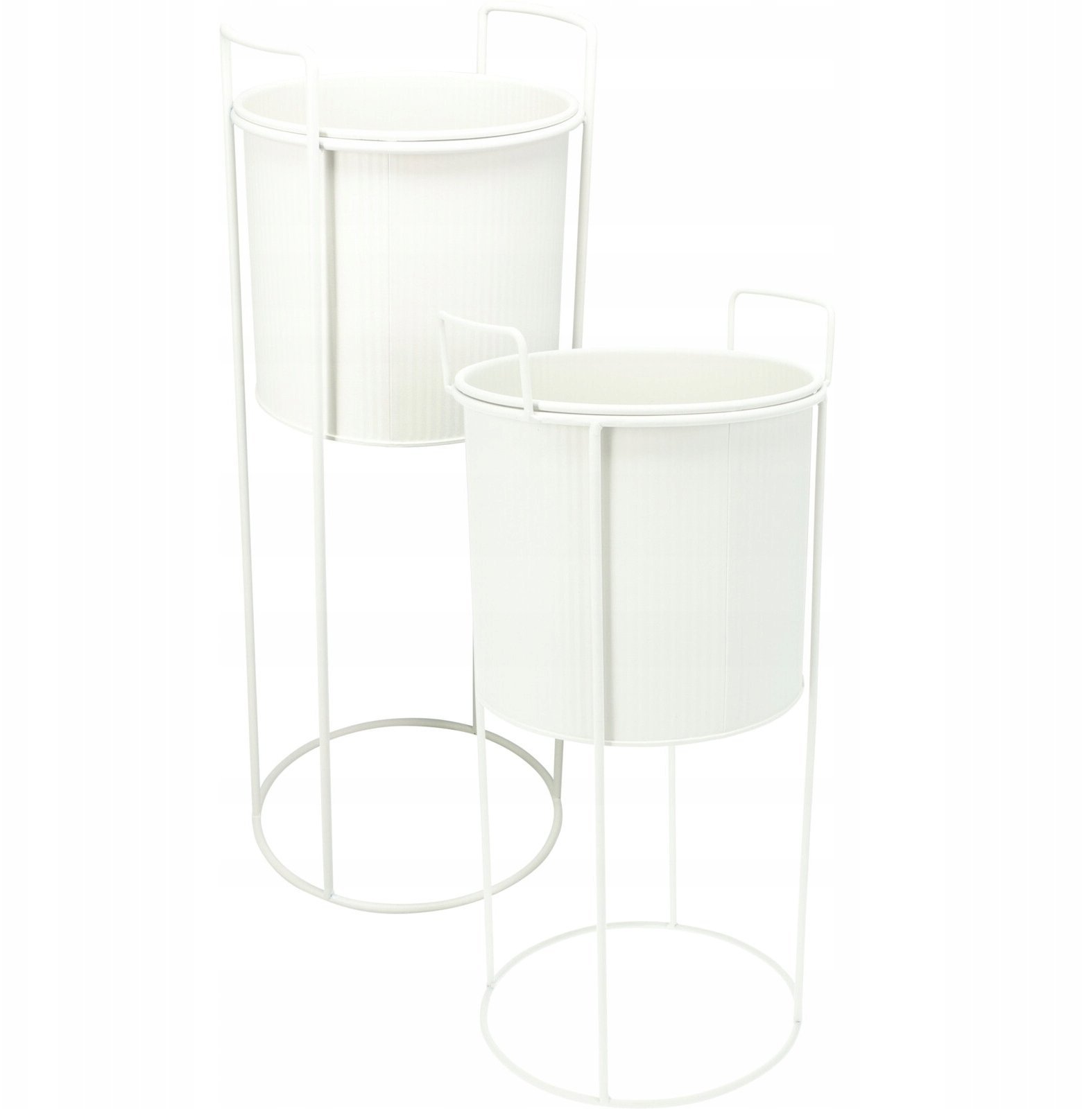 Home Styling Collection Kwietniki metalowe, 2 sztuki