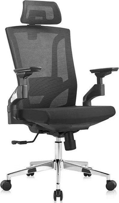 Krzesło biurowe DM Ergonomiczne krzesło obrotowe do biura (z regulacją podłokietnika)