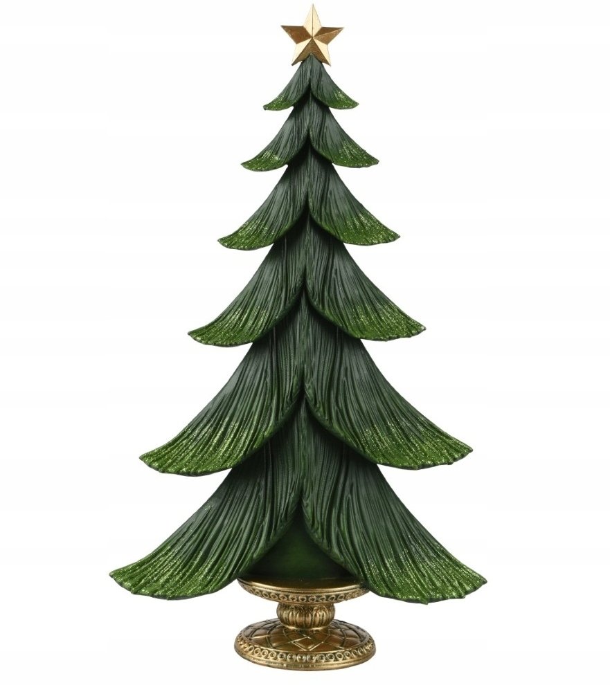 Figurka świąteczna choinka tworzywo sztuczne 28x48cm 1szt