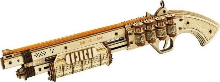 Robotime Technology ROBOTIME Drewniana Zabawka Pistolet Do Złożenia Shotgun