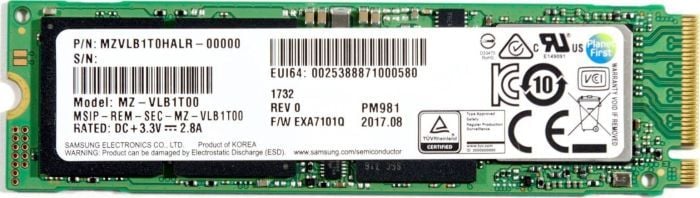 Dysk SSD Samsung PM981 512GB M.2 2280 PCI-E x4 Gen3 NVMe (MZVLB512HAJQ)