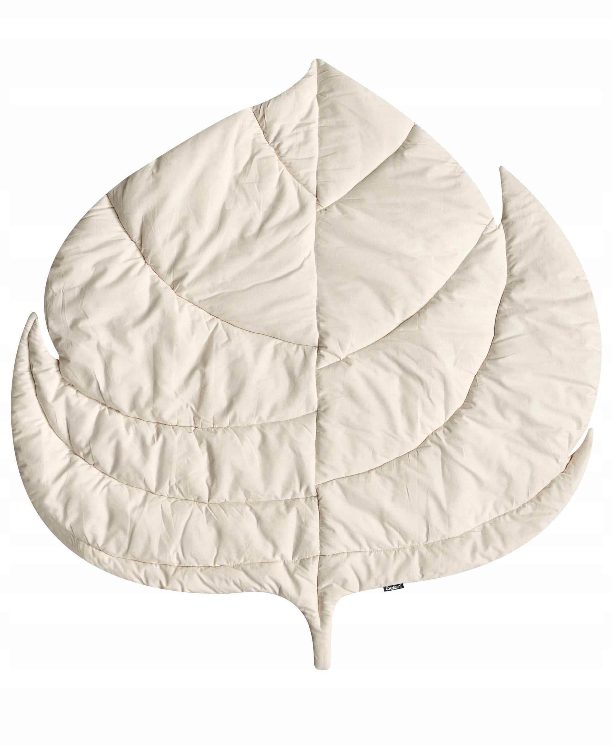 Mata do zabawy liść 110 x 110 cm złamana biel OLIMP