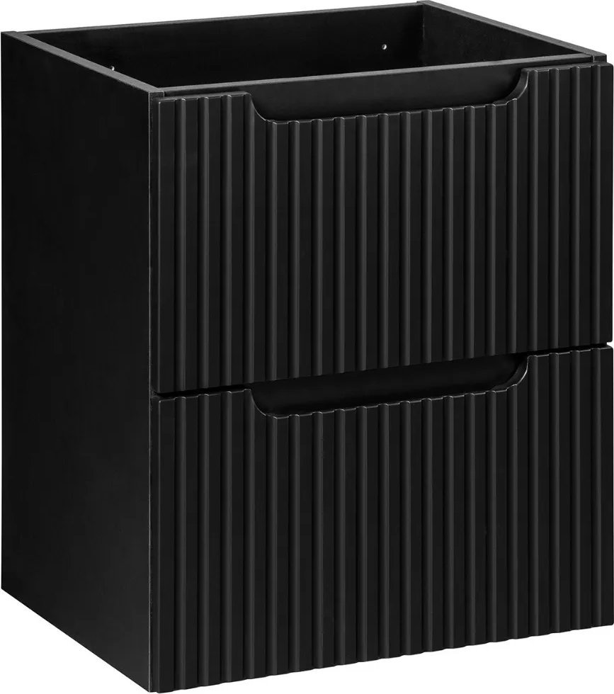 Comad Szafka pod umywalkę NOVA BLACK 82-50-2S 50cm czarna COMAD