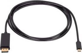 Kabel USB Akyga USB-C - DisplayPort 1.8 m Czarny (AK-AV-16)