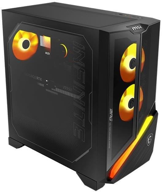 Komputer MSI PC Desktop AMD RyzenT 7 9800X3D 32 GB DDR5-SDRAM Storage SSD NVIDIA GeForce RTX 5070 Ti Wi-Fi Yes Bluetooth Yes Windows 11 Home MPGINFZ39