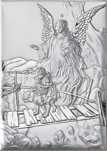 Valenti Obrazek Srebrny - Anioł Stróż