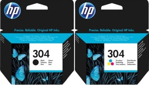 Tusz HP 304 N9K05AE 2ml + N9K06AE 2ml CMYK Oryginał komplet