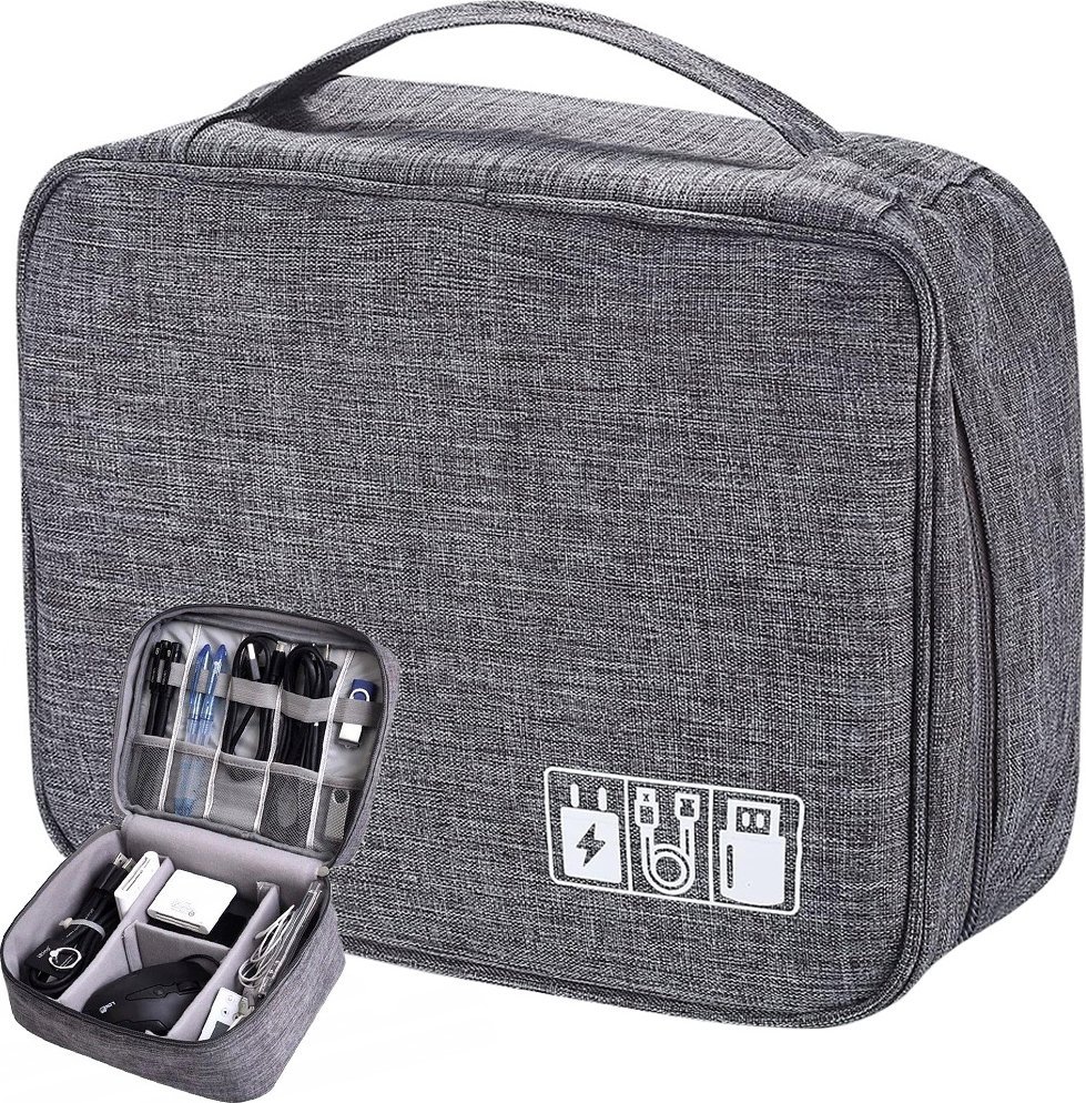 Verk Organizer podróżny torba etui na ładowarki i kable Organizer podróżny torba etui na ładowarki i kable