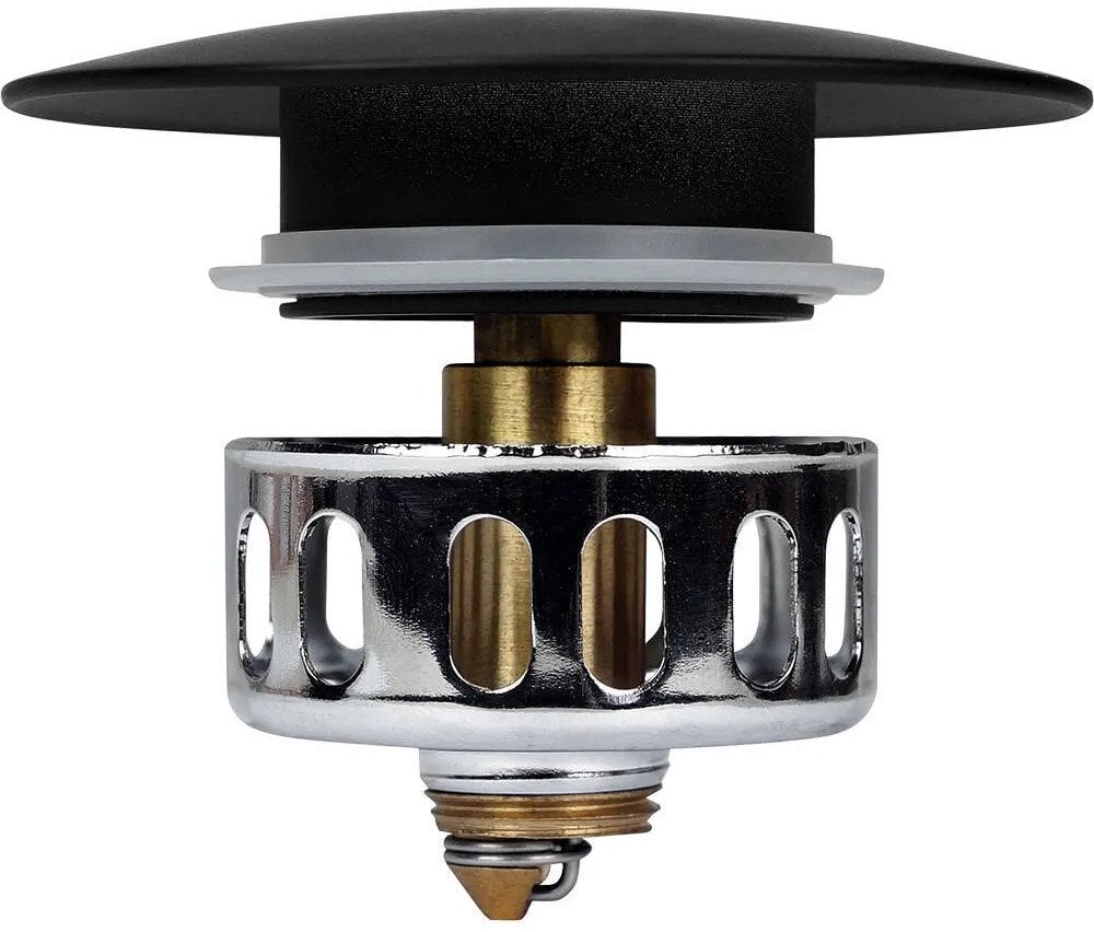 Instadrain korek do wanny, czarny 2851