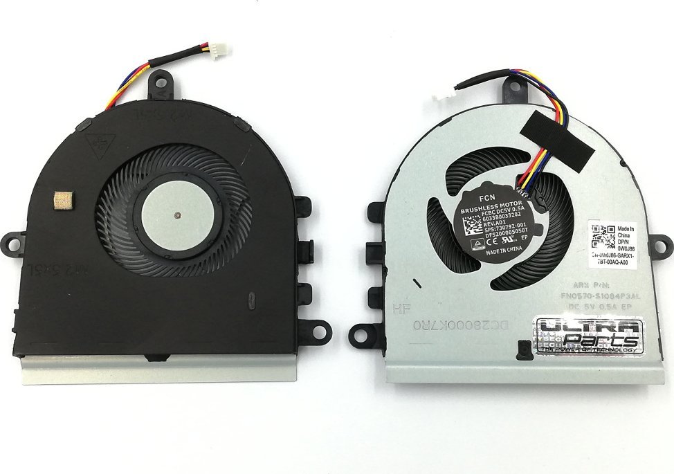 Wentylator Ultra Parts Wentylator Dell Inspiron 15 5570 5575 7MCD0 7MCD0 DC28000K7F0