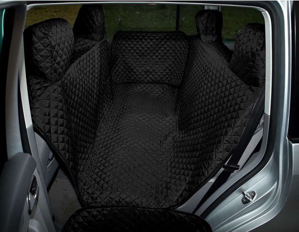 Hobbydog 220 Pokrowiec Samochodowy Z Rzepem I Bokami Czarny