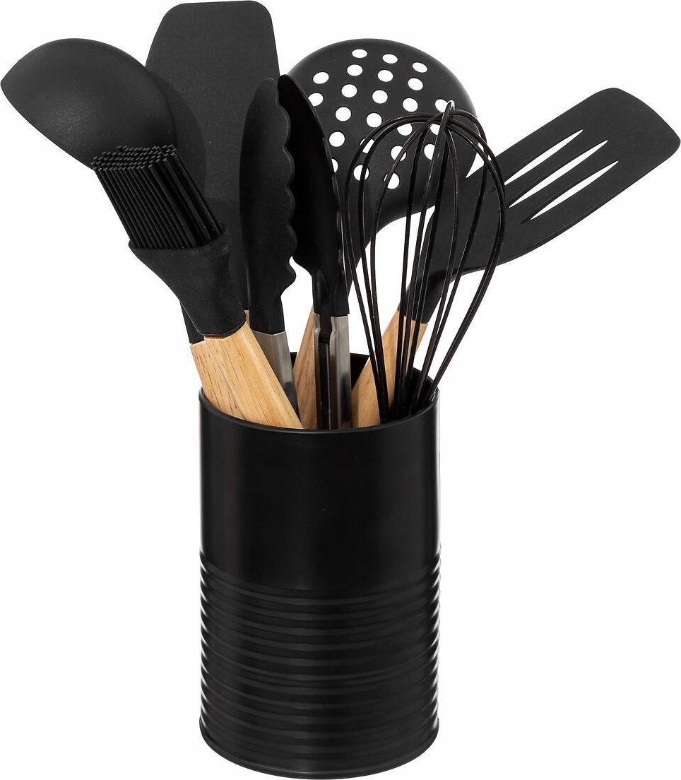 5five Akcesoria kuchenne w metalowym pojemniku, 7 szt.