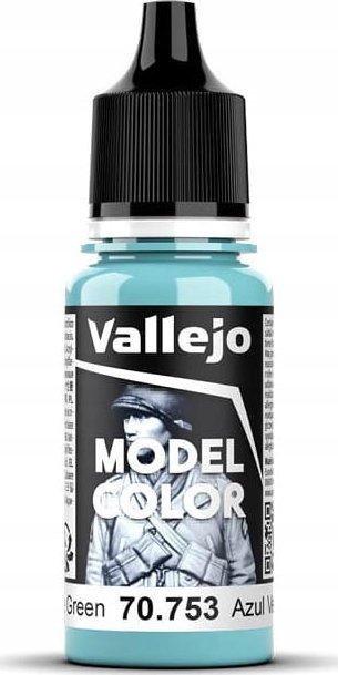 Vallejo Vallejo: 70.753 - Model Color - Light Blue Green (18 ml)