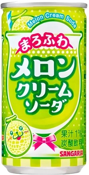 Chupa Chups Napój gazowany mleczny Maro-Fuwa Melon Cream Soda smak melonowy 190ml - Sangaria