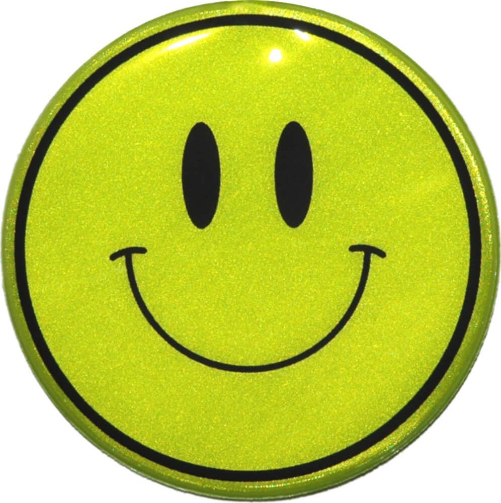 Stamal Naklejka nalepka odblaskowa odblask uśmiech buźka emoji