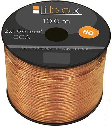 Przewód Libox głośnikowy 2x1,00