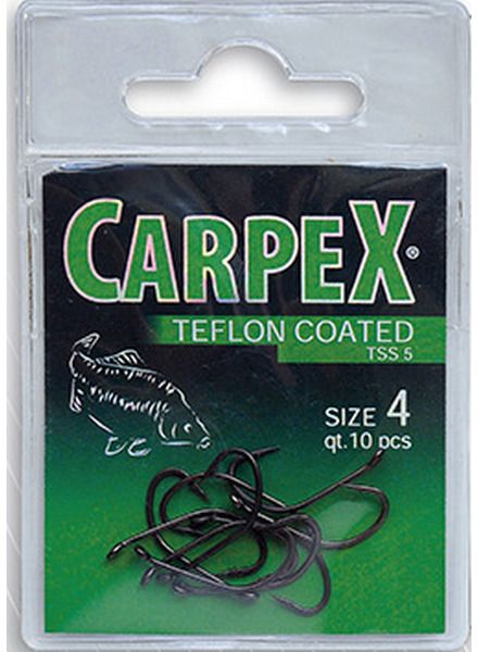 Carpex Haczyk Teflon Super Strong 5, r. 4 (10 szt.) (02-C-TSS5-004)