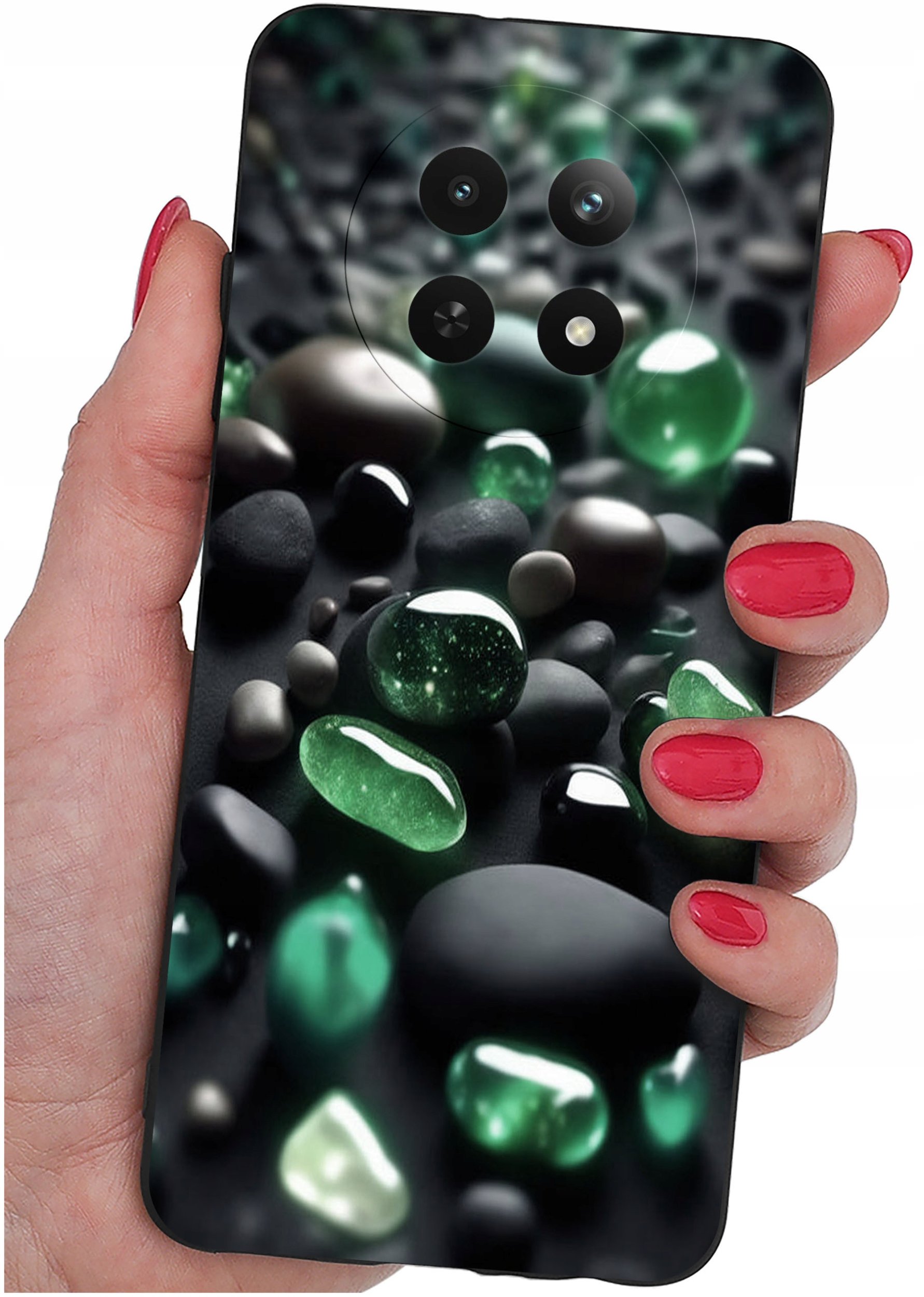 Etui do Realme 12 5G | 12x 5G WZORY |SILIKONOWE MATT CASE + SZKŁO 9H