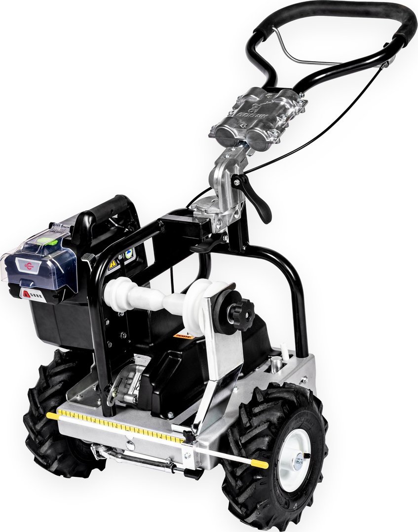 Cedrus VONBLON KVM600MH-LI URZĄDZENIE MASZYNA AKUMULATOROWA DO UKŁADANIA PRZEWODU KABLA KABLI NA TRAWNIKU PORTABLE WINCH - OFICJALNY DYSTRYBUTOR - AUT