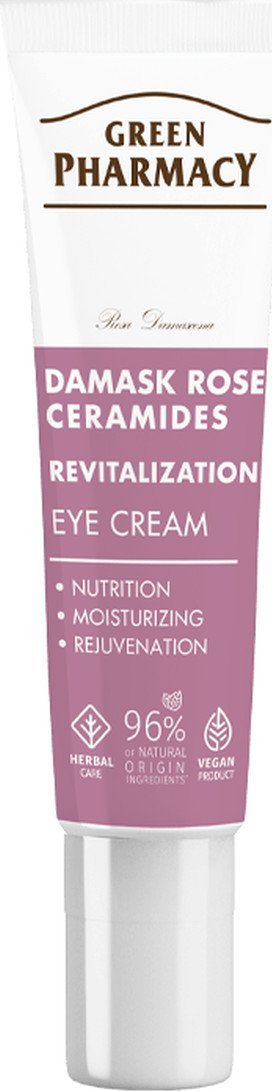 Green Pharmacy Krem pod oczy Róża damasceńska i ceramidy 15ml
