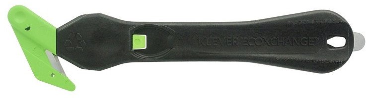 Nóż bezpieczny Klever Eco Xchange Wide czarny -