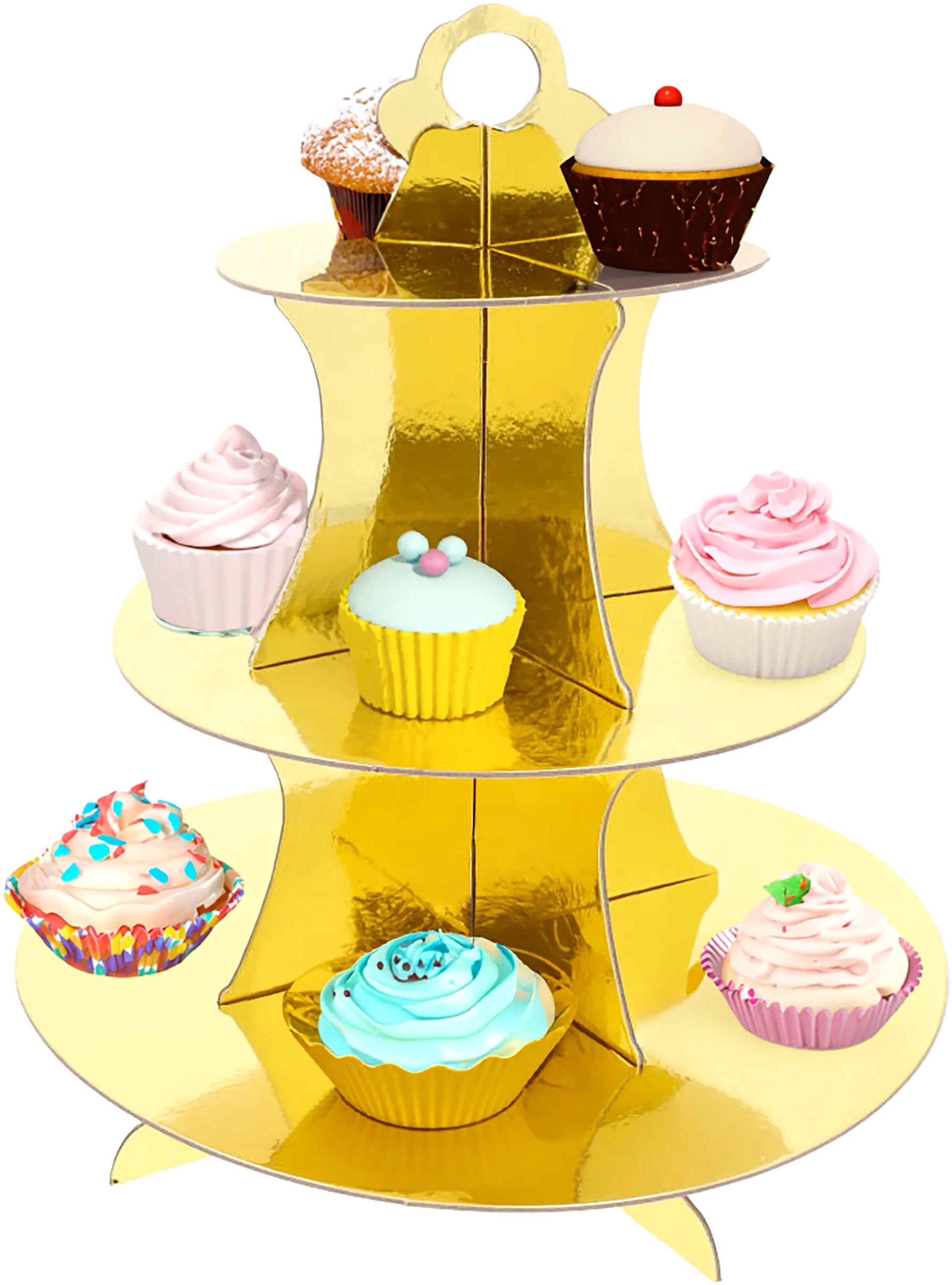 Patera Na Babeczki Złota -